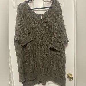 Free people long sleeveless sweater